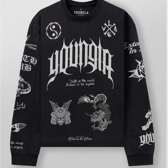 YoungLA Other - YoungLA Black BMF LONG SLEEVE